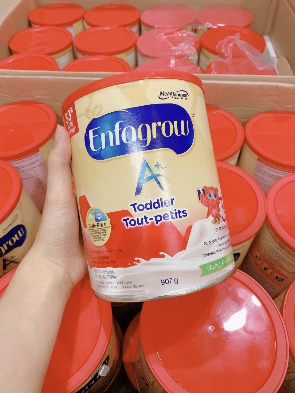 Sữa Enfagrow Canada số 3 size 907g vị vani