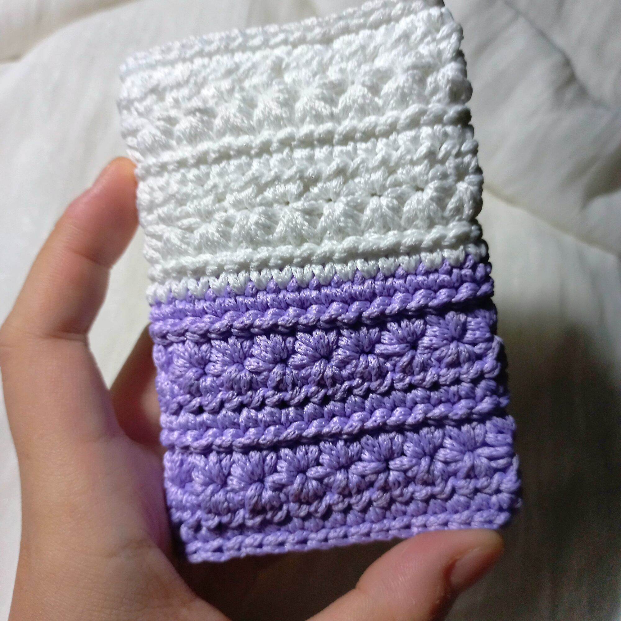 Ví đựng card handmade màu ngọt ngào họa tiết hoa