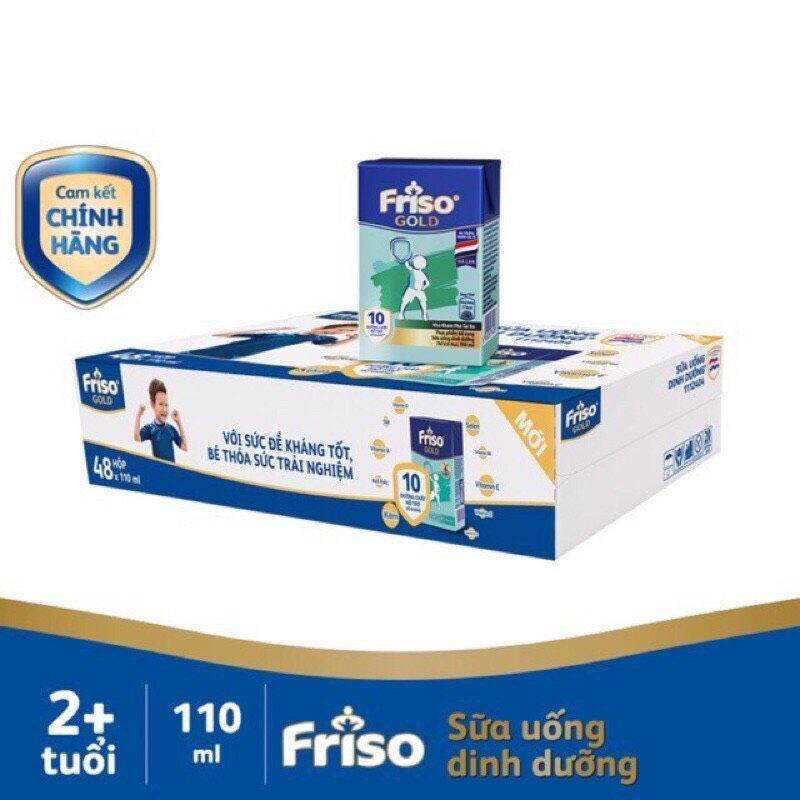 Thùng 24 hộp sữa pha sẵn Friso Gold 110ml