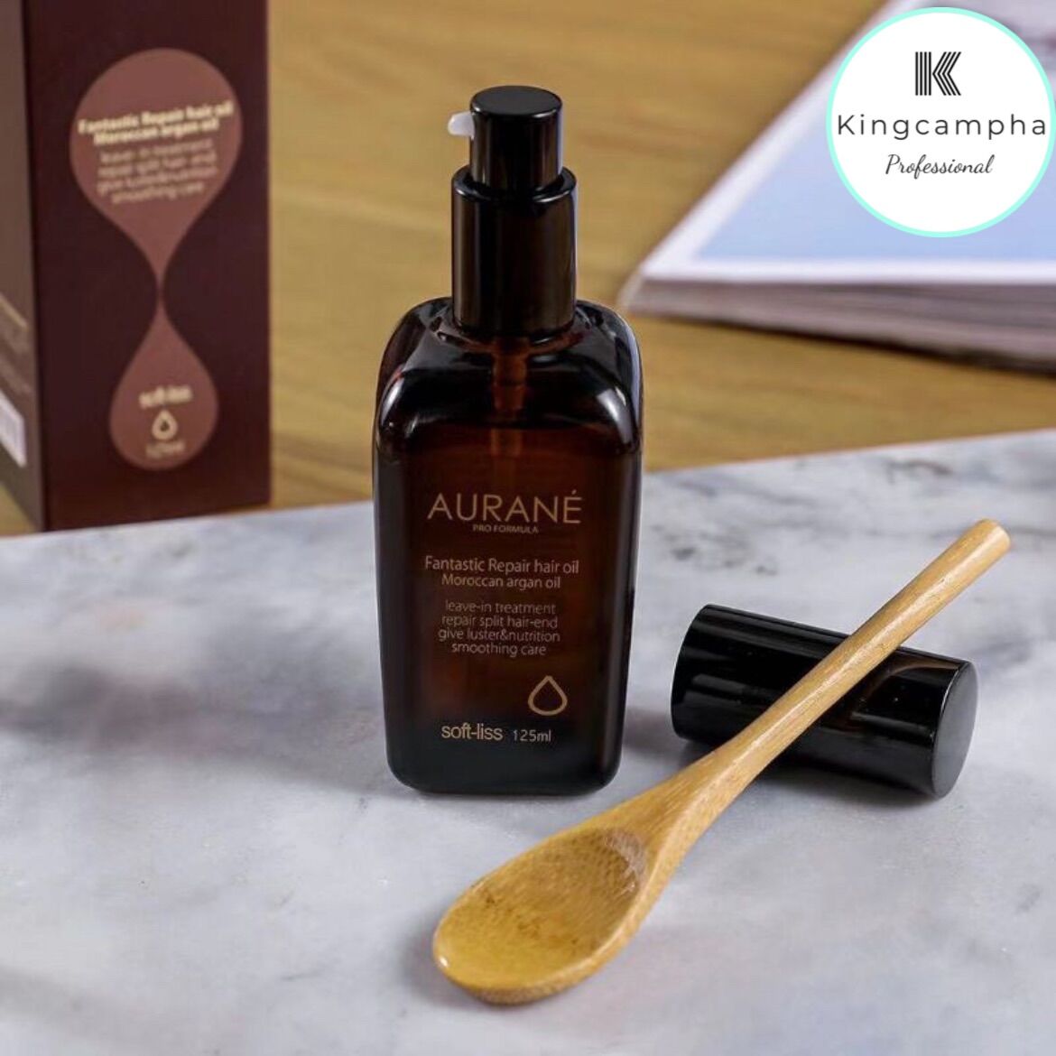 Tinh dầu dưỡng tóc Aurane chai vuông chính hãng 125ml