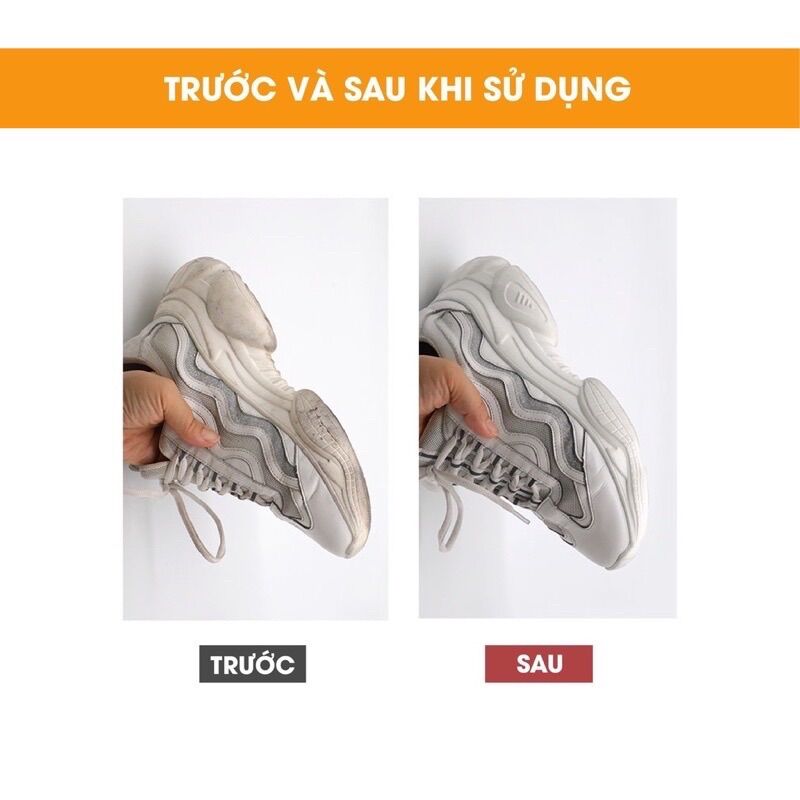 Chai Tẩy Trắng Giày Plac Có Đầu Chùi