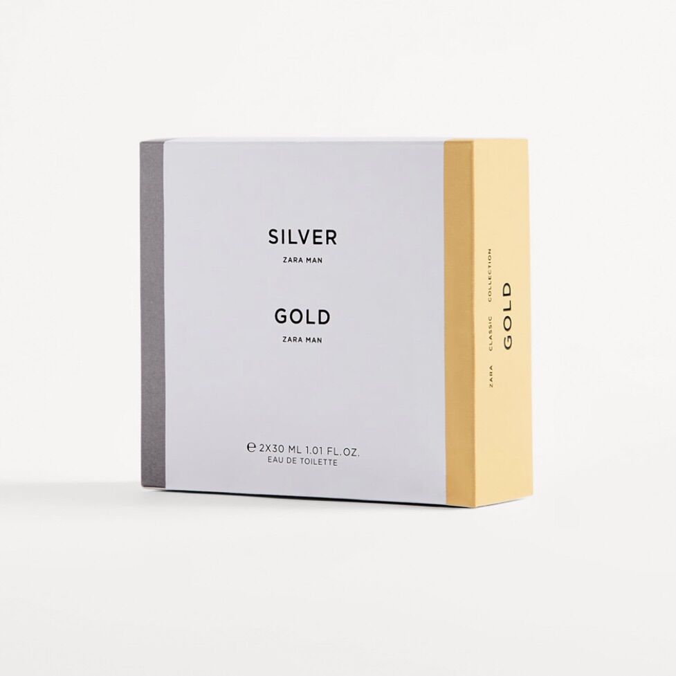 Set nước hoa nam ZARA MAN GOLD, SILVER 30ml