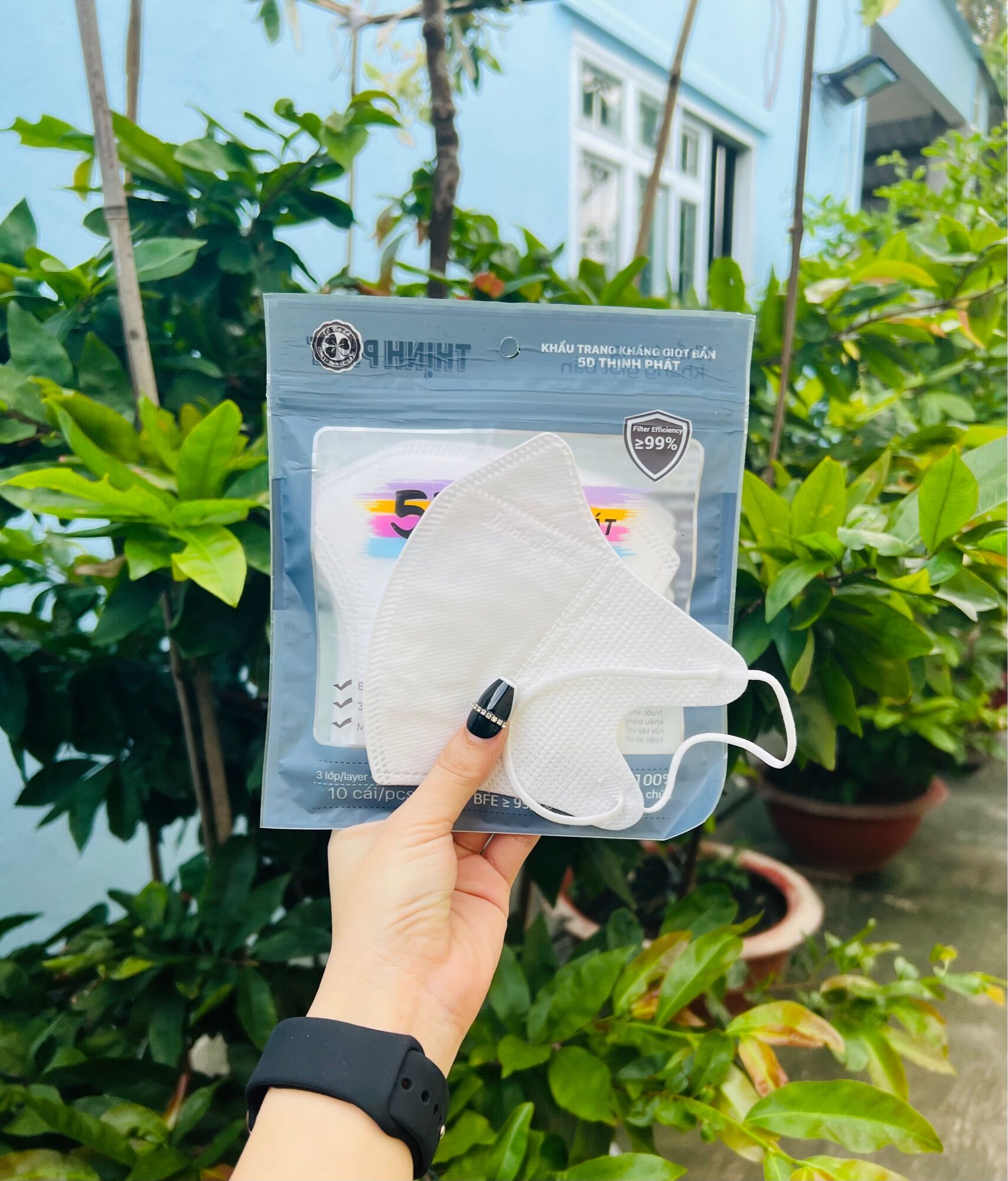 THÙNG 100 cái KHẨU TRANG 5D THỊNH PHÁT