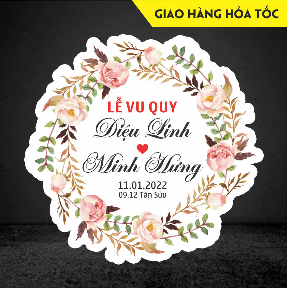 Bảng để cổng cưới, trang trí đám cưới
