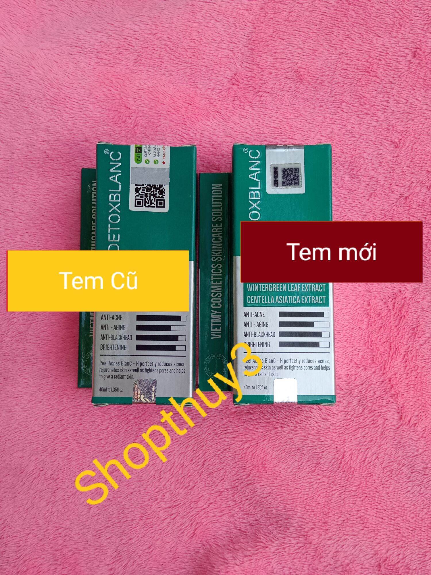 Serum Peel Lộc Đề Giảm Thâm Mụn Detox BlanC 40ml