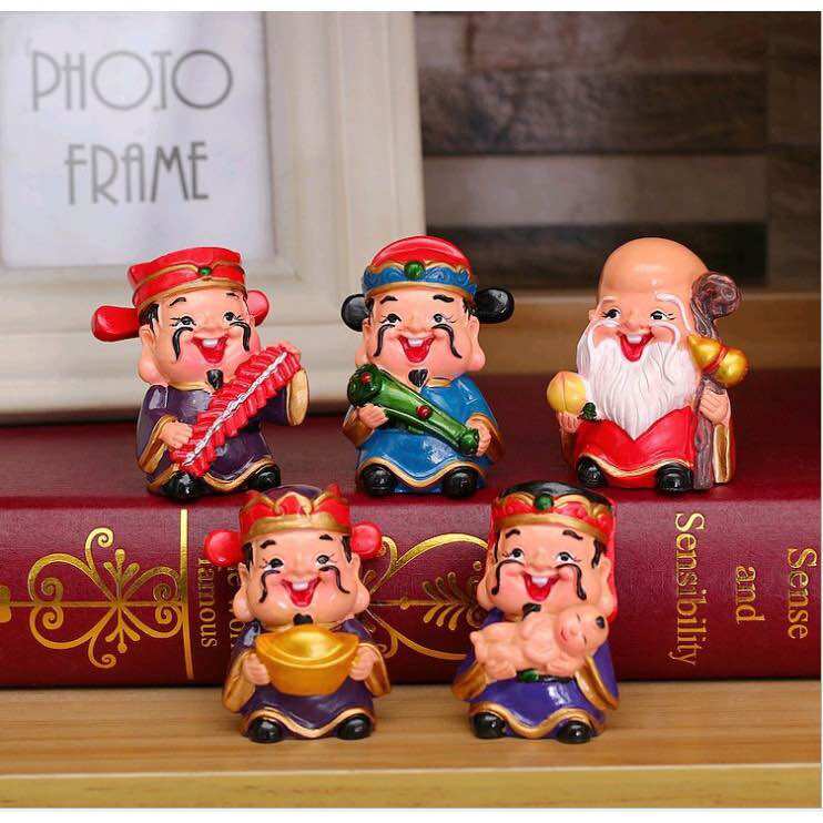 Bộ 5 Tượng Hỷ Phúc Lộc Thọ Tài