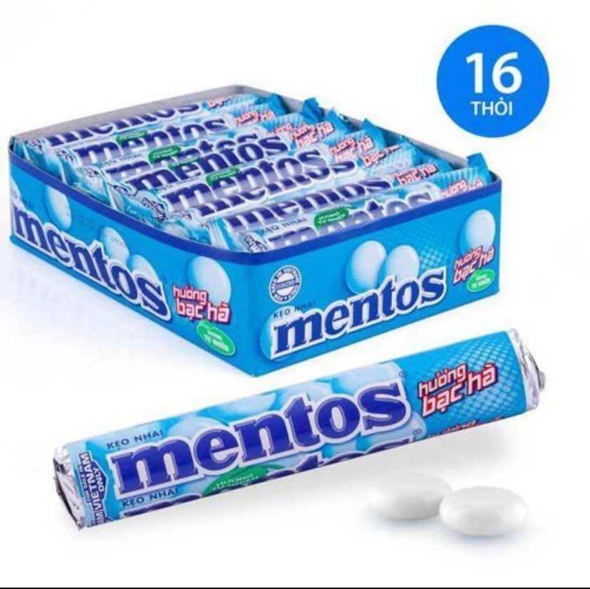 Kẹo thỏi mềm Mentos 11 viên x 16 thỏi hộp