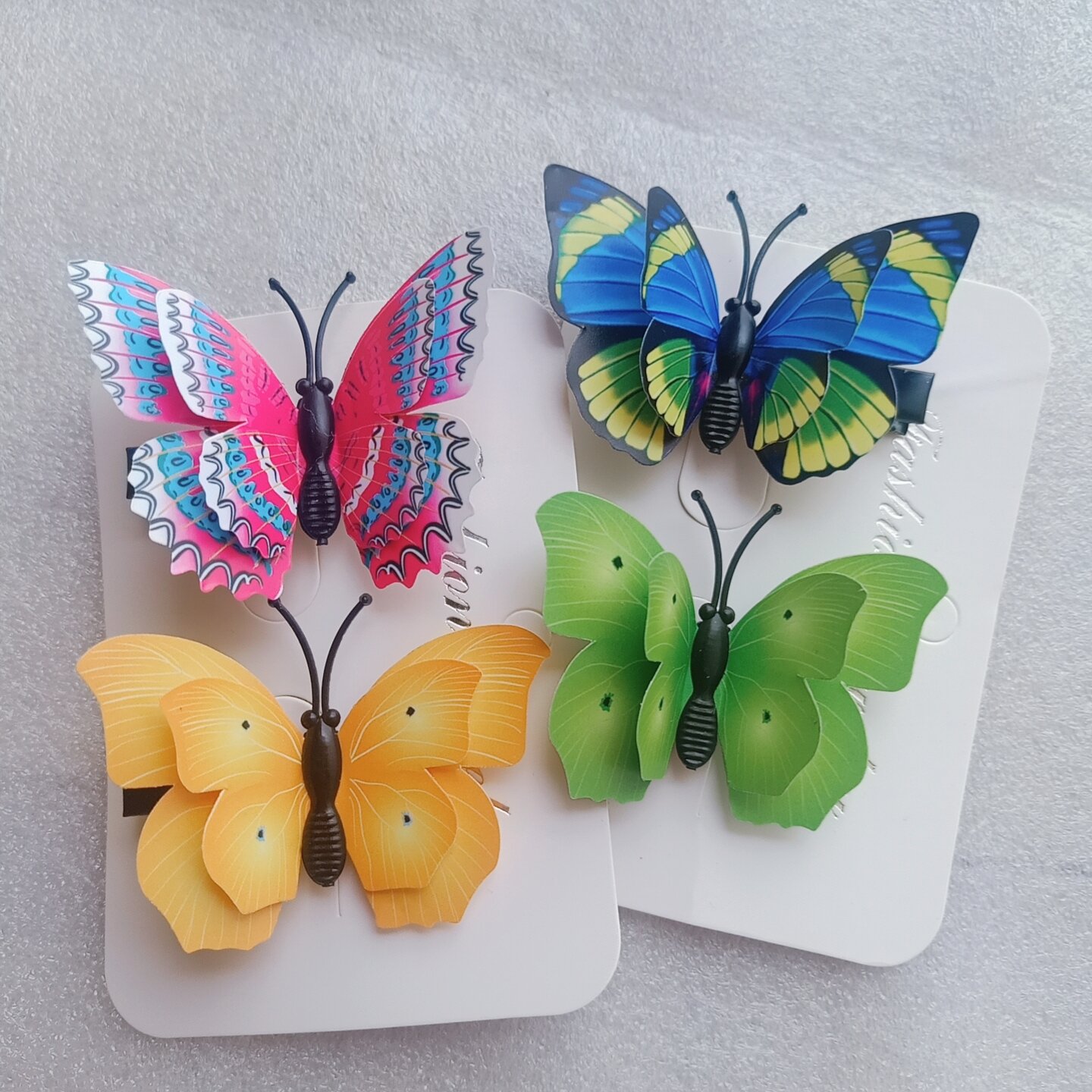kẹp tóc hình con bướm 3d