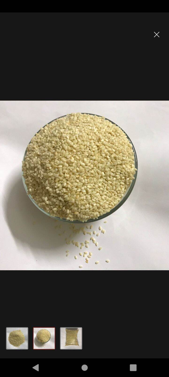 mè vừng trắng làm sạch trưa rang.đóng gói 100gr.