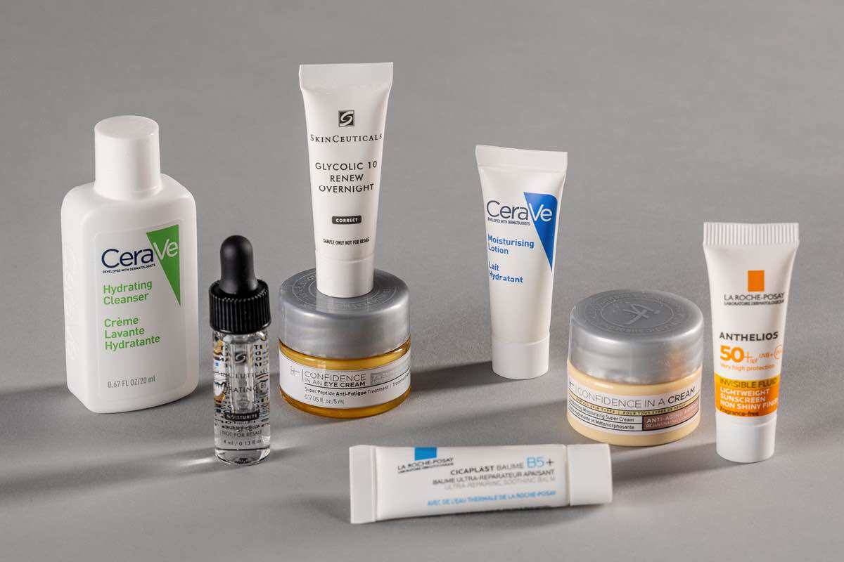 SET 8 sản phẩm minisize: SkinCeuticals, La Roche-Posay, Cerave, IT Cosmetics Confidence