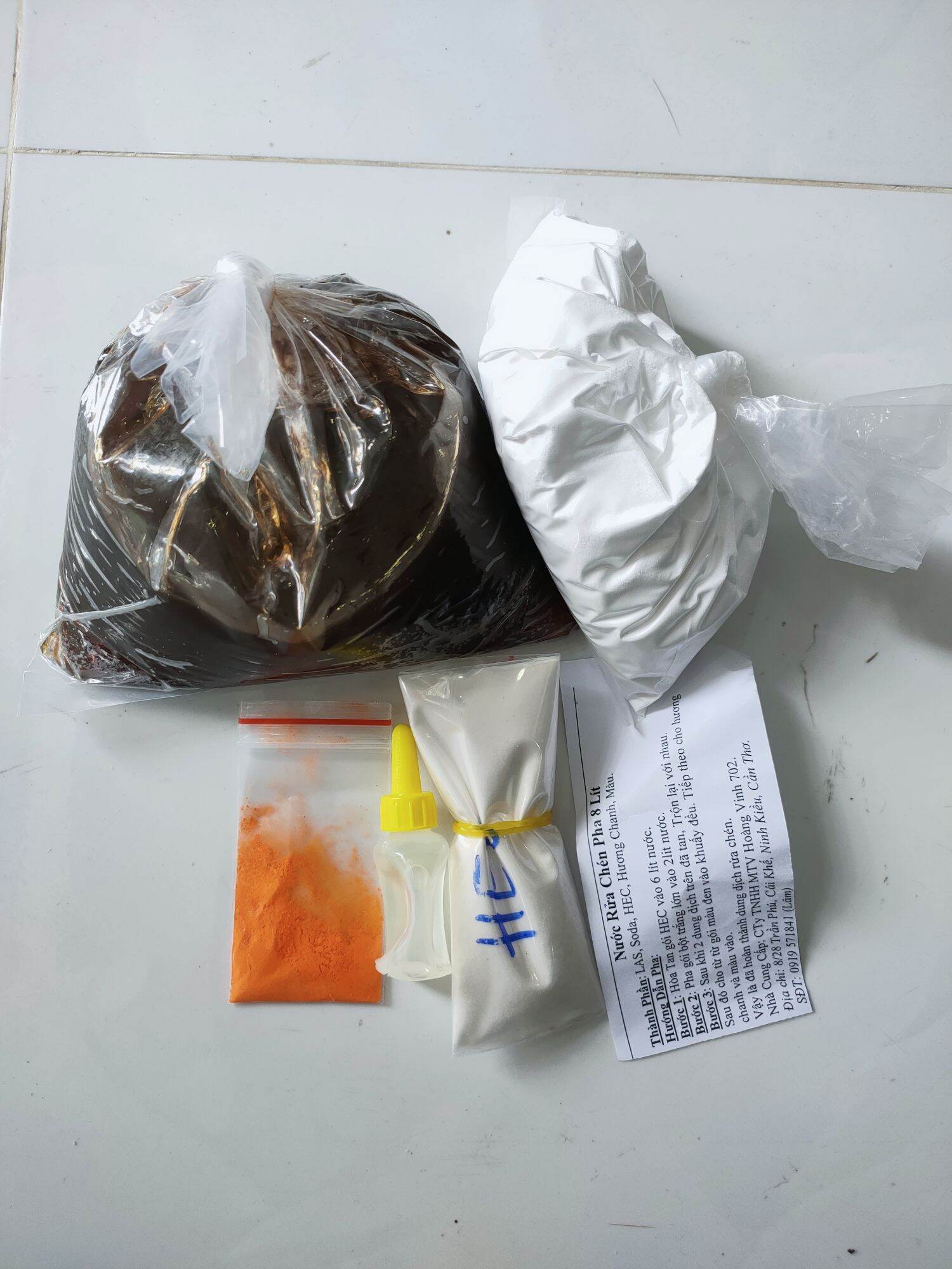 Set Bột Pha Nước Rửa Chén 10 lít - 3