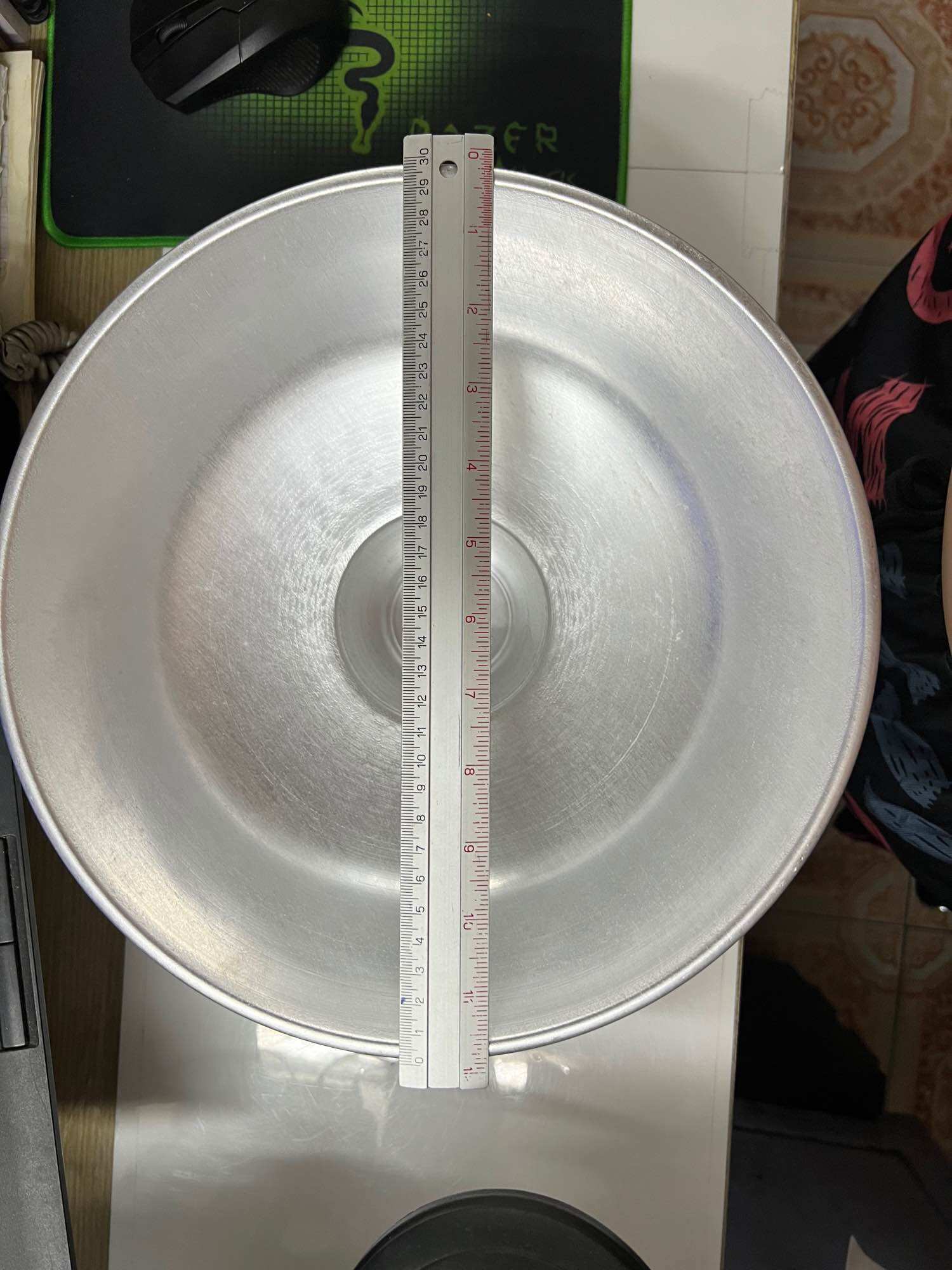 [ Combo 15 Bộ ] Choá Đèn Nhôm 30Cm + Đuôi Kín Nước E27