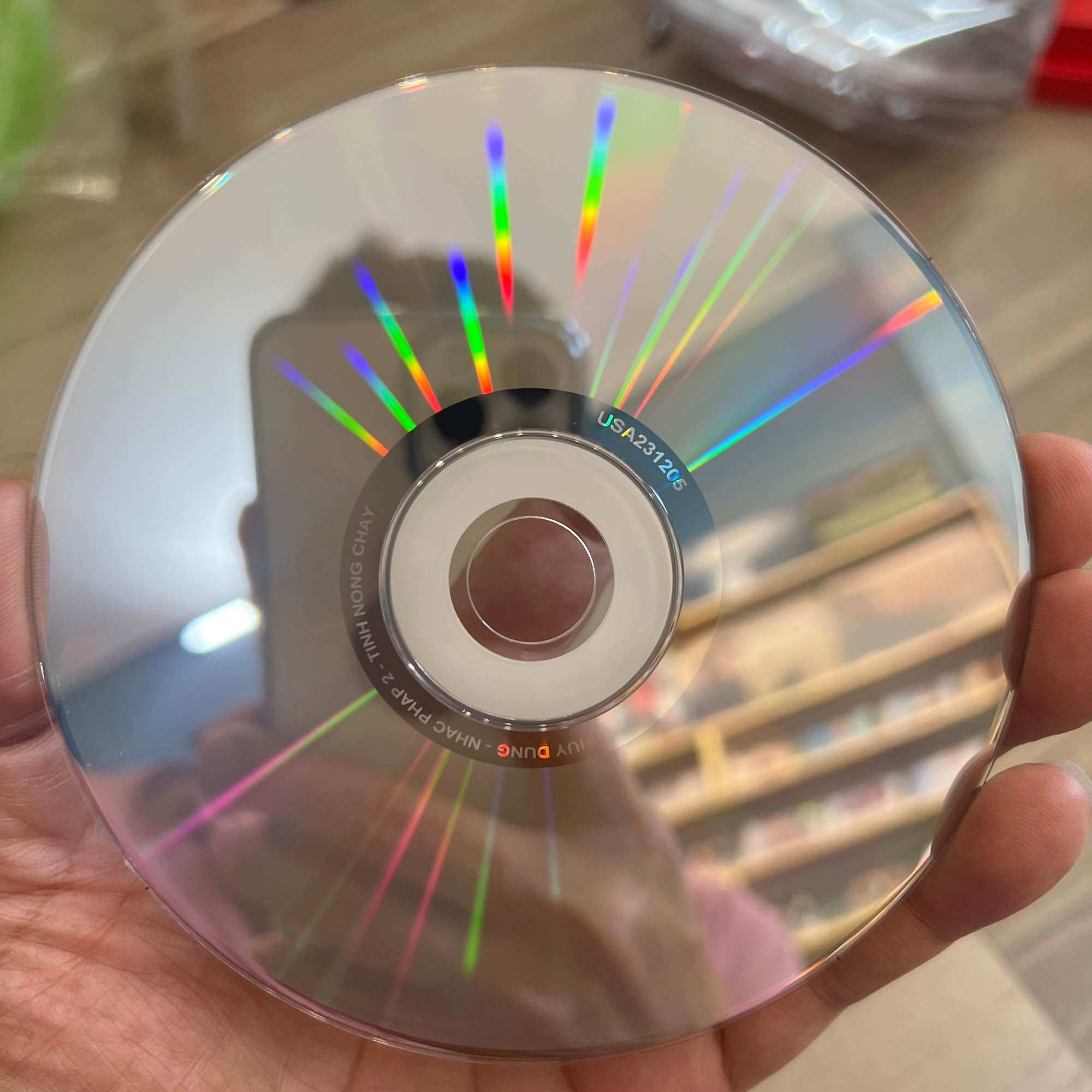 Đĩa CD Thuỳ Dung - nhạc Pháp - Tình nồng cháy 2