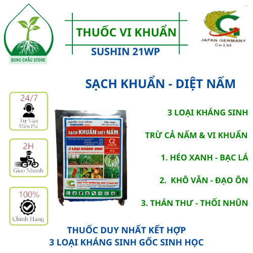 Sunshi 21wp gói 25 gam thuốc trừ bệnh nấm & vi khuẩn