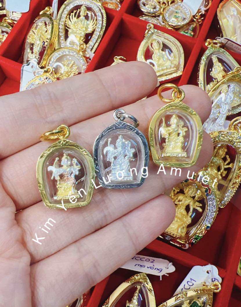 MẶT DÂY CHUYỀN PHẬT TỨ DIỆN CAO CẤP SIZE NHỎ THÁI LAN