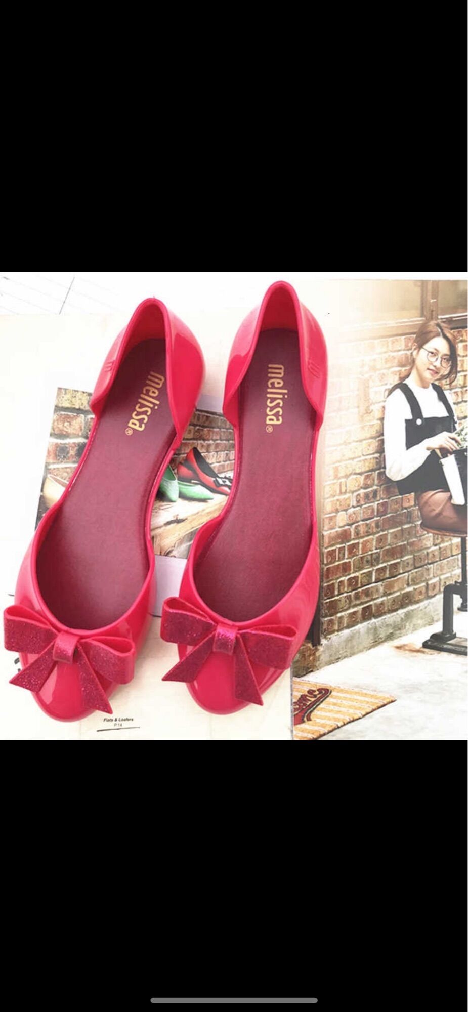 Giày nữ nhựa thơm Melissa size 39