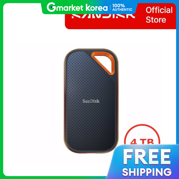 Sandisk | Sandisk Official Seller Extreme Pro External Ssd 4Tb Portable Storage E81 (Sdssde81-4T00-G25) Giá 28,180,500 Đồng*Miễn phí vận chuyển