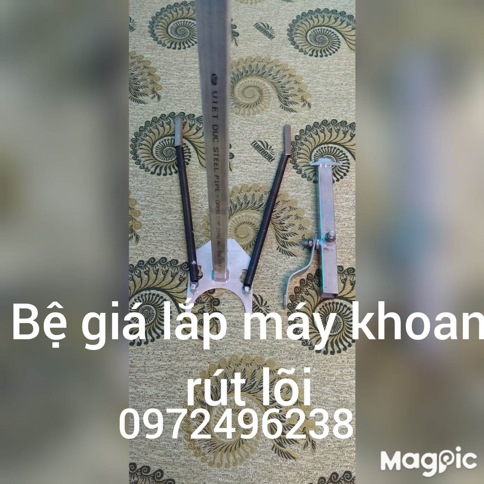 Bệ giá đỡ máy khoan rút lõi Dongcheng dzz190 và DCA azz190