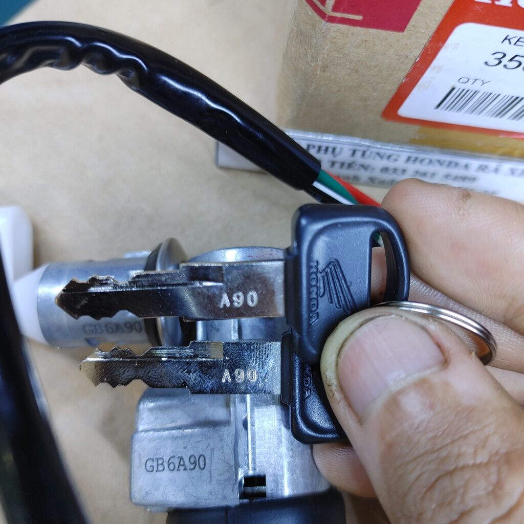 Bộ ổ khóa Wave Thái 110 hàng HDTL