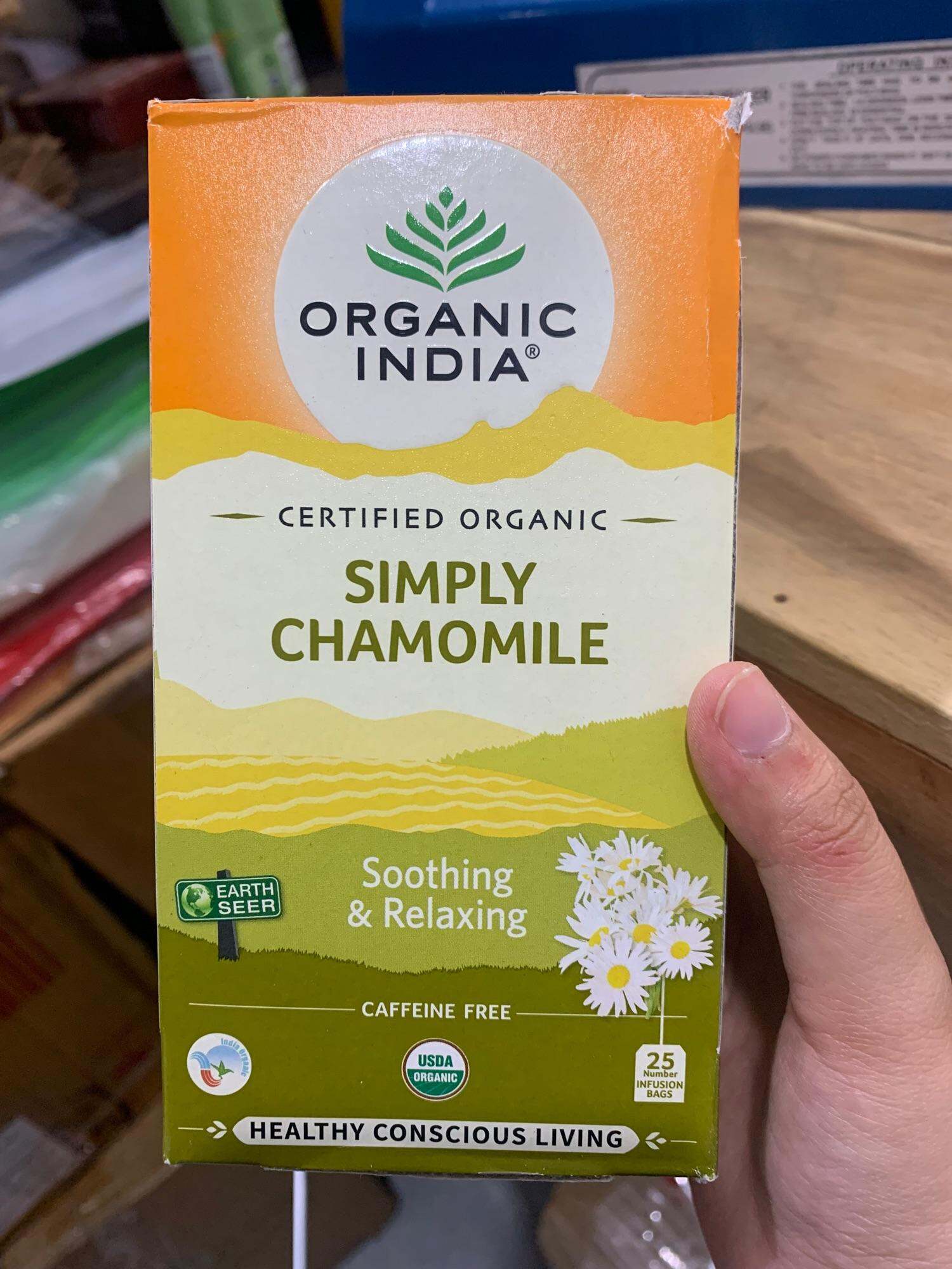 ORGANIC INDIA Tulsi Simple Chamomile (25bags) - Trà Túi Lọc