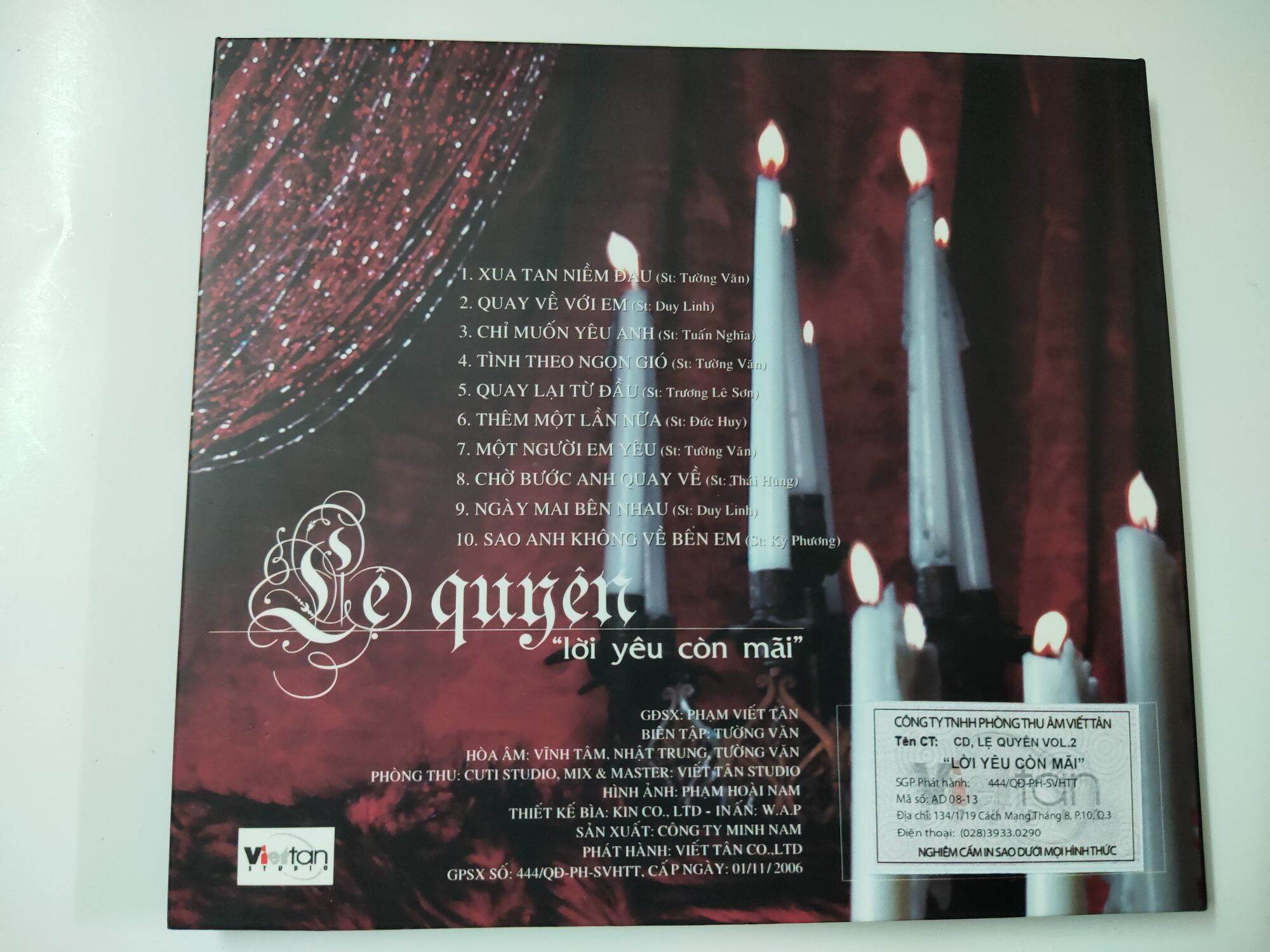 CD - Lệ Quyên - Lời yêu còn mãi
