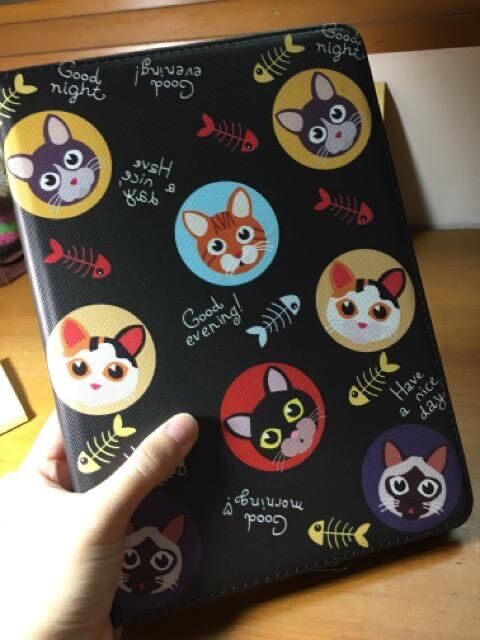 Bao da ipad mini 2/3/4/5 mèo