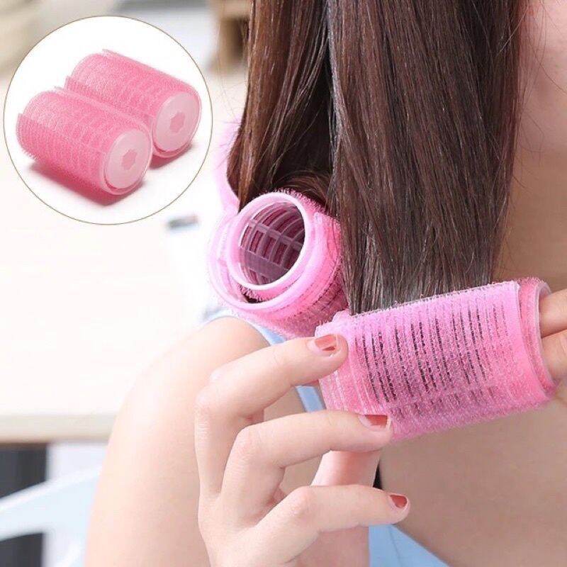 Set 2 Lô Cuốn Tóc 2 Lớp Tự Dính Hàn Quốc