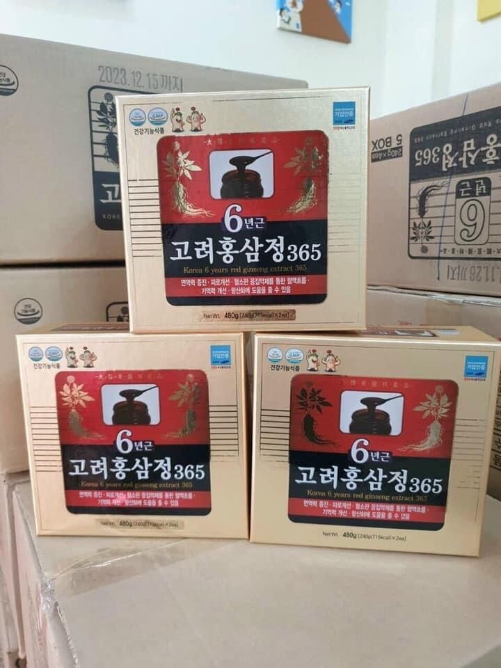 Cao Hồng Sâm 365 Hàn Quốc (Hộp 2 lọ)