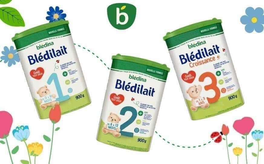 Sữa Bledilait Pháp Mẫu Mới số 1,2,3 900g