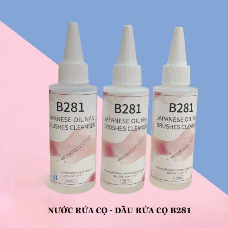 Nước rửa cọ - dầu rửa cọ - dầu làm mềm cọ