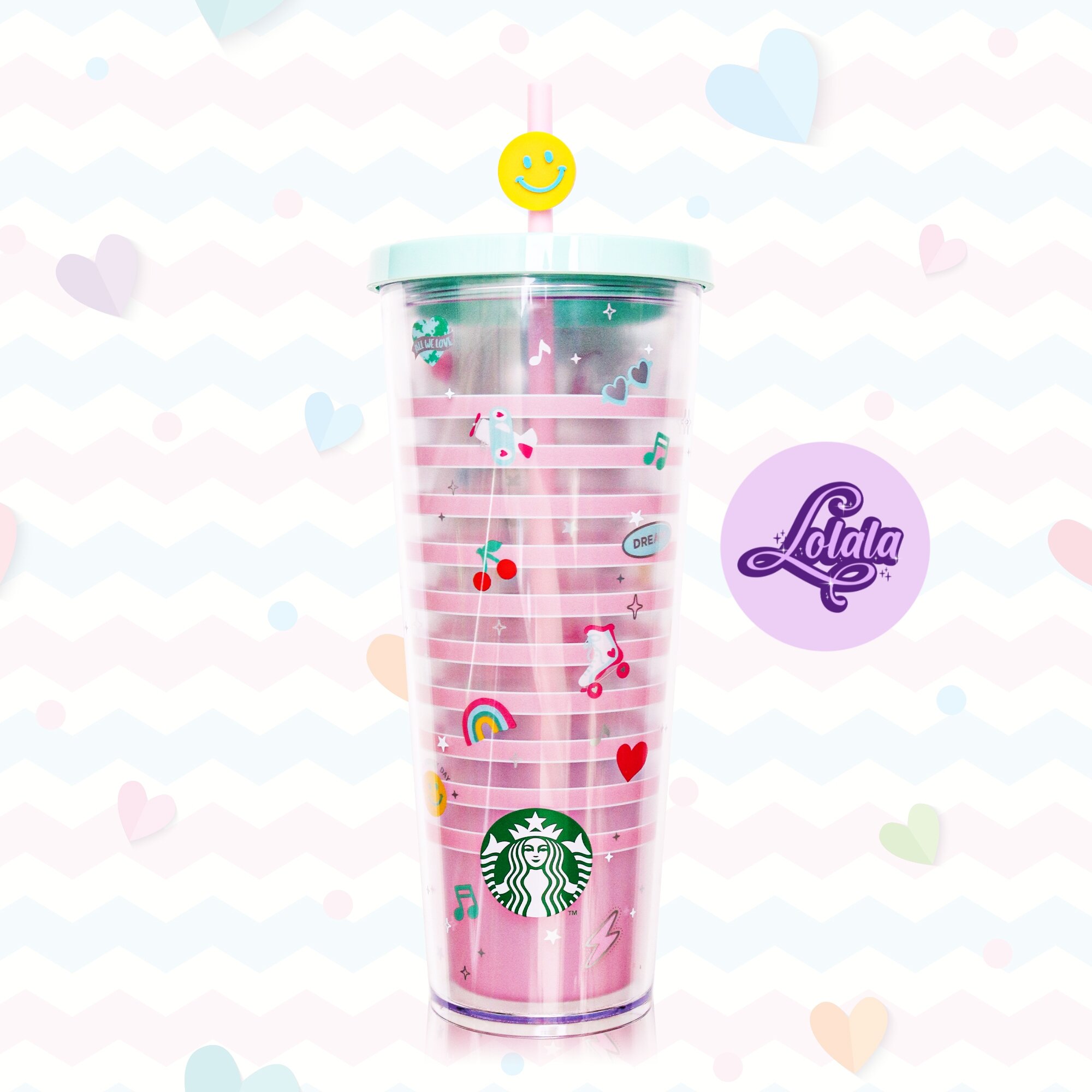Starbucks Valentine Korea 2022 Sweet Love Glitter 710ml
