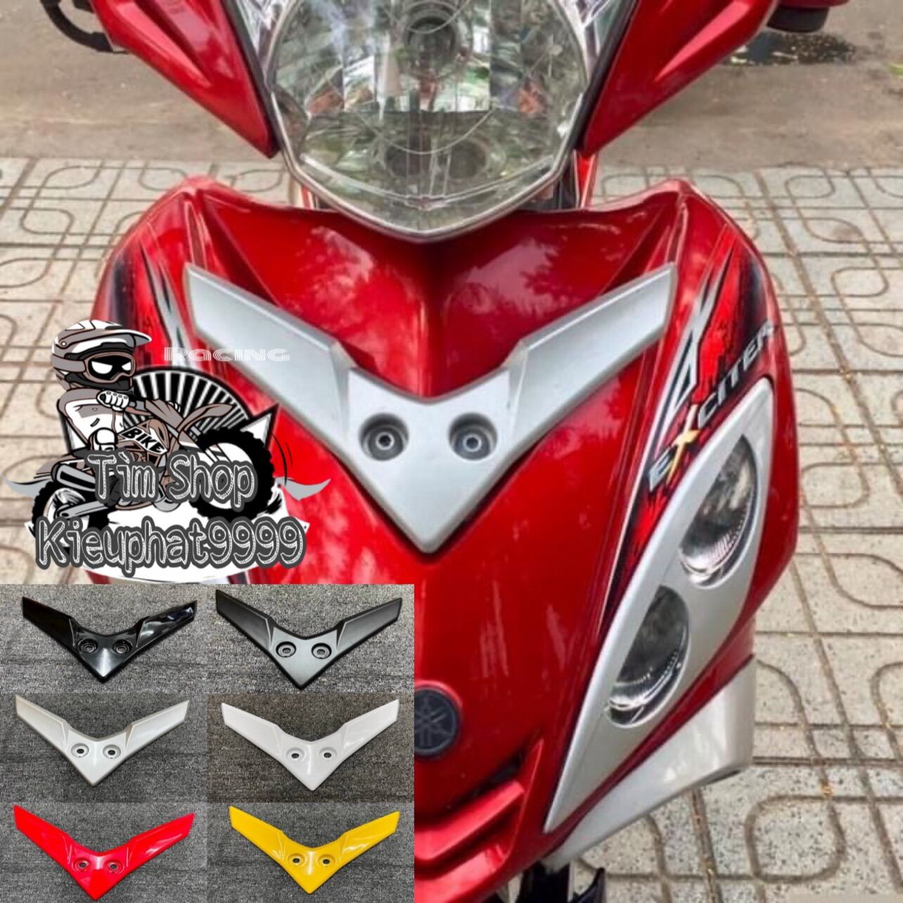 Mặt nạ chữ v exciter 2010 đủ màu