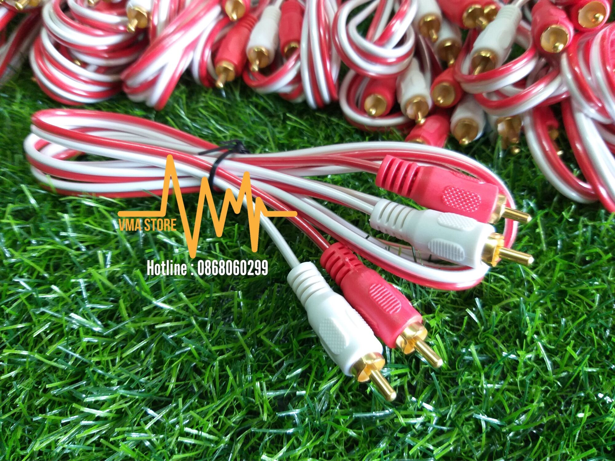 Dây tín hiệu AV 4 đầu bông sen, dài 1.5m, tín hiệu chuẩn tốt