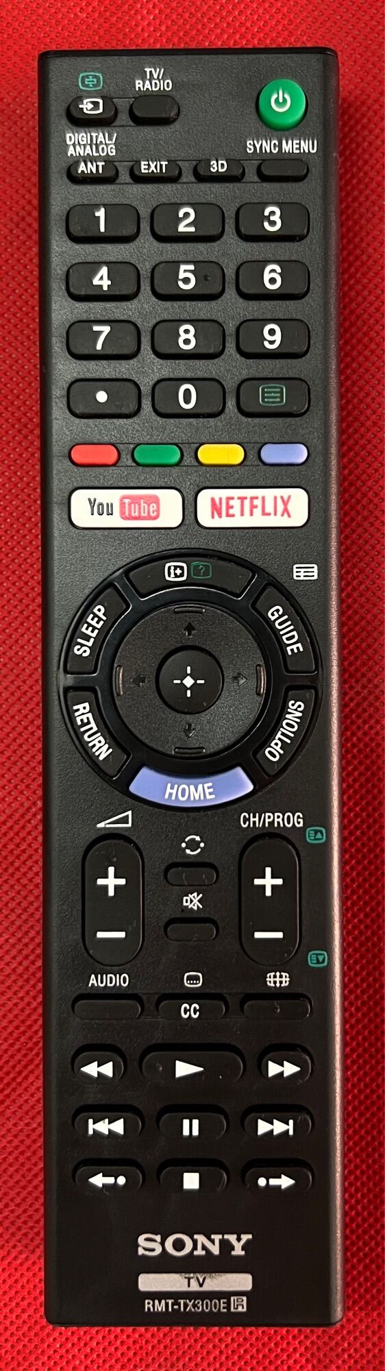 Remote Điều khiển thường tivi Sony smart 4K TX300E dài (không voice)