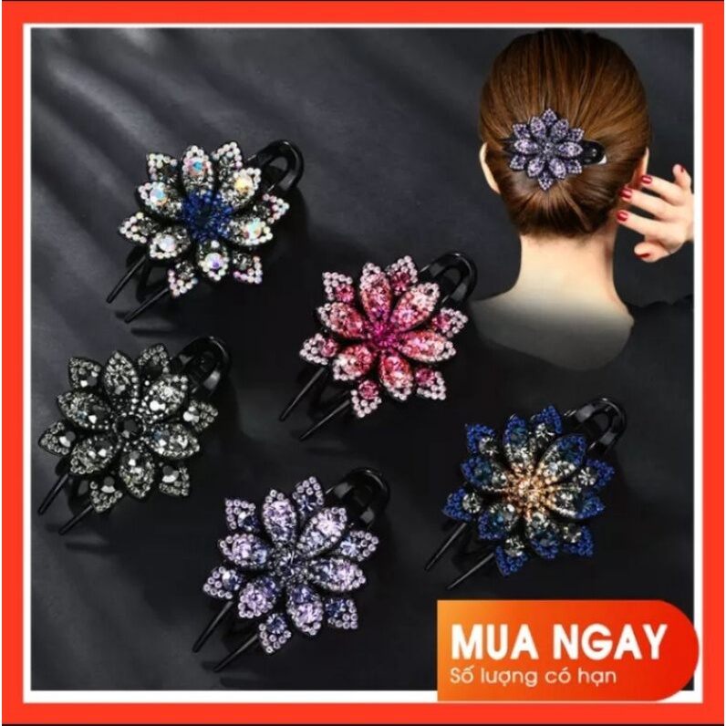 Fashion petal flower hairpin
