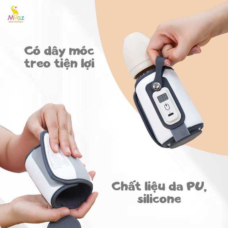 Hâm Sữa Di Động Moaz Bebe/Đai ủ bình sữa USB