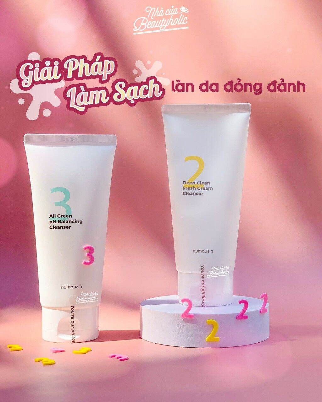 [Nhacuabeautyholic] Sữa Rửa Mặt Numbuzin