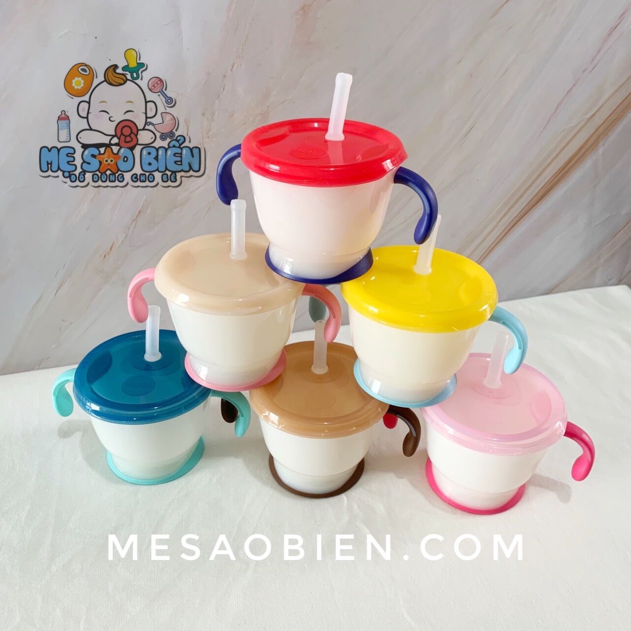 Cốc tập uống 3 giai đoạn cho bé Richell
