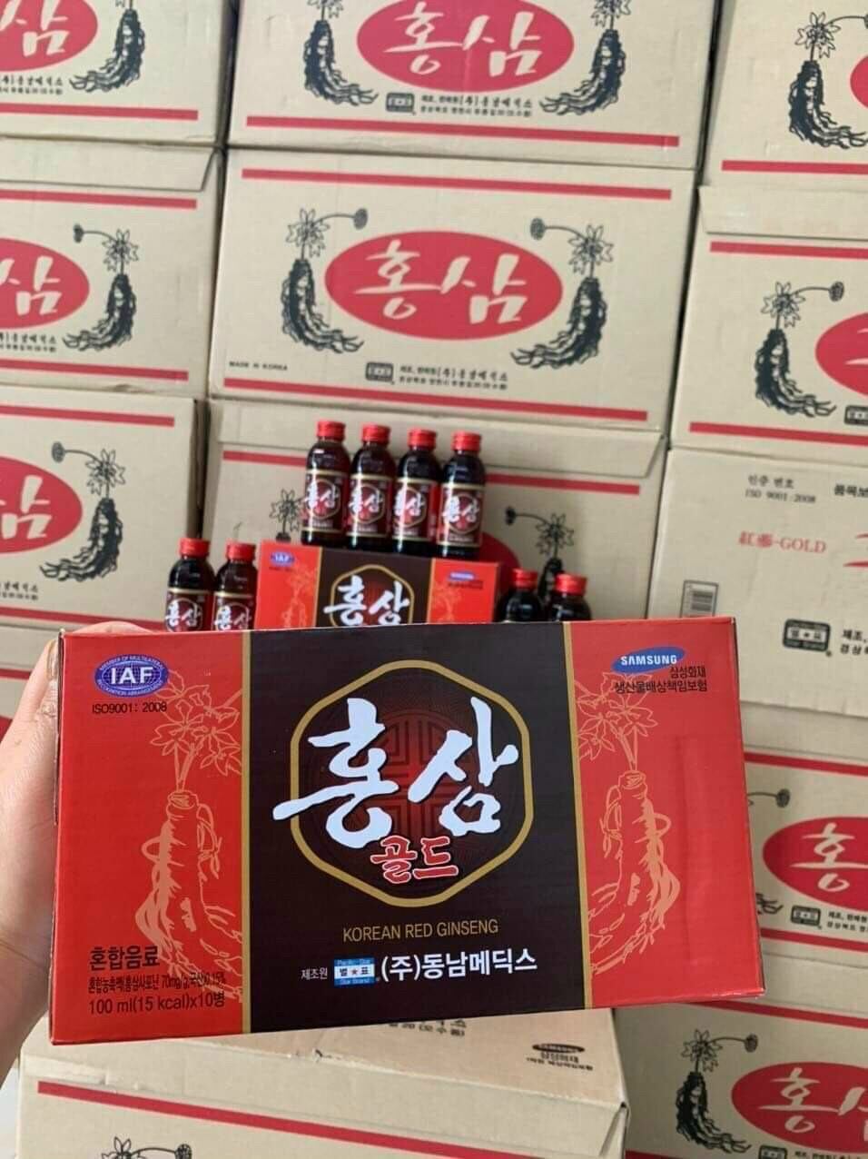 Nước sâm đóng chai Hàn Quốc