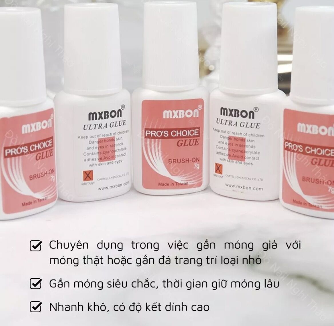 Keo dán móng Mxbon 7g