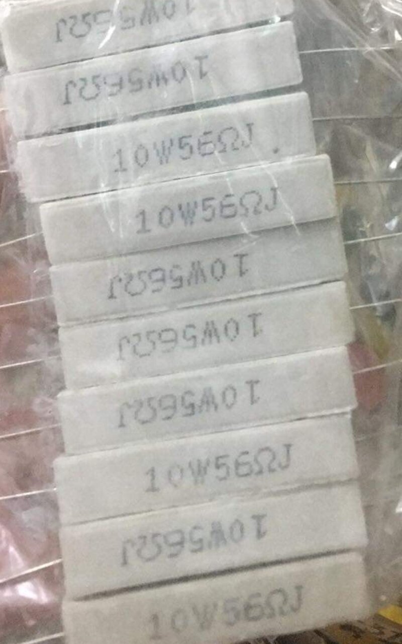 1 CHIẾC  ĐIỆN TRỞ SỨ 10W-56 ÔM