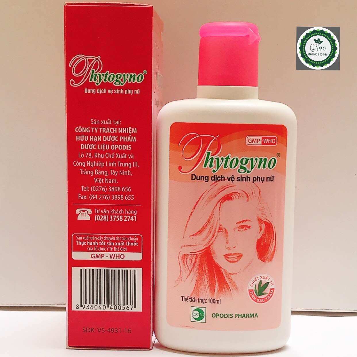 DUNG DỊCH VS PHYTOGYNO chai 100ml,250ml