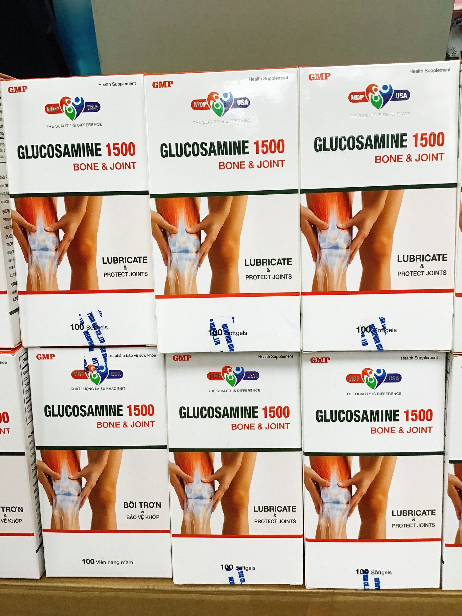 [chính hãng] GLUCOSAMINE 1500 mediphar USA