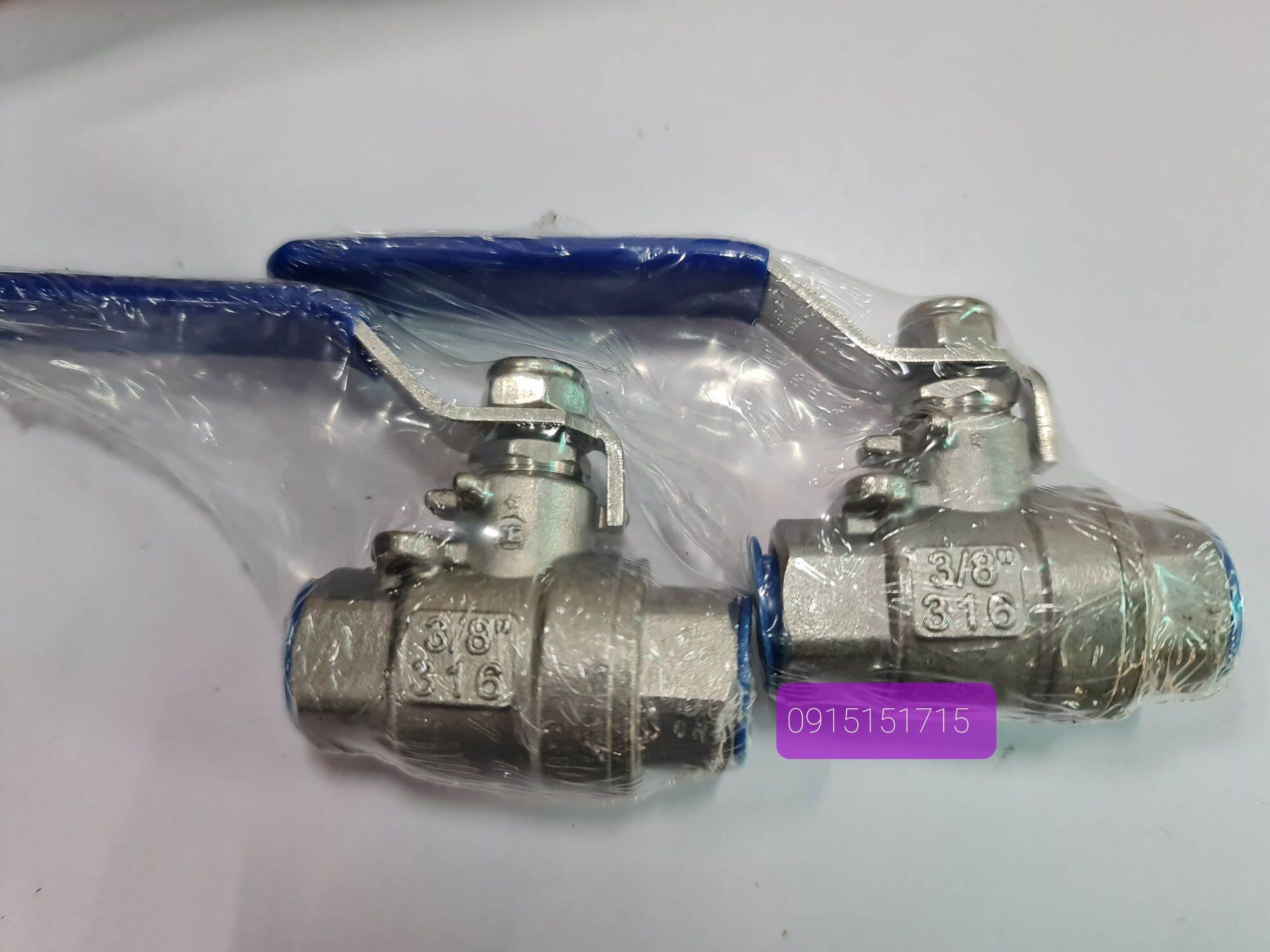 Van bi, van nước inox 316. loại ren 3/8 và 1/2mm