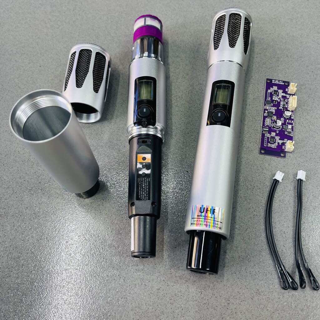 Micro lắp loa kéo UGX thế hệ mới 2024, Mic UHF sóng mạnh, củ mic chống hú rít, thân kim loại cao cấp, lắp ráp dể dàng, karaoke chuyên nghiệp