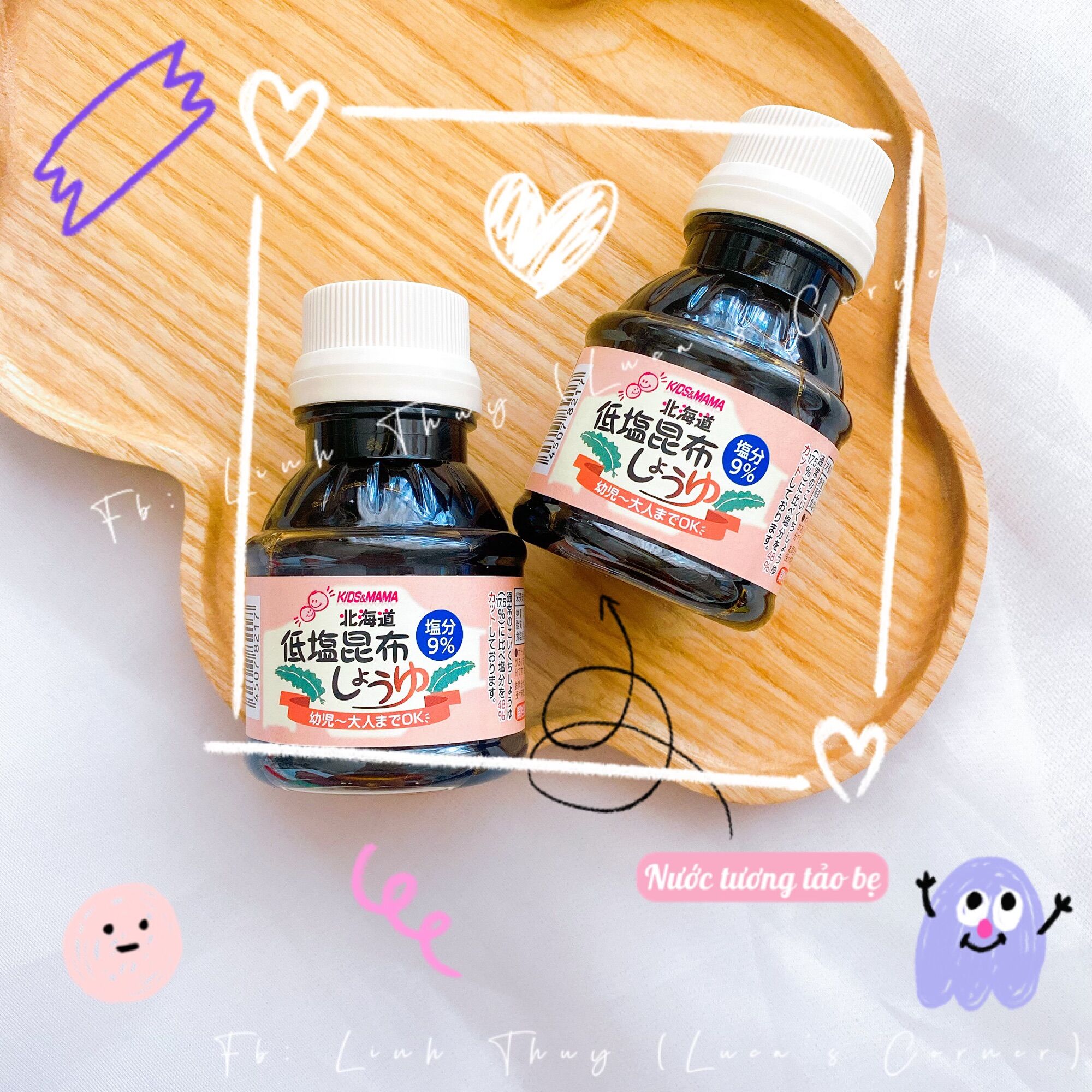 Nước tương tảo bẹ Kids&Mama Nhật Bản cho bé ăn dặm 100ml