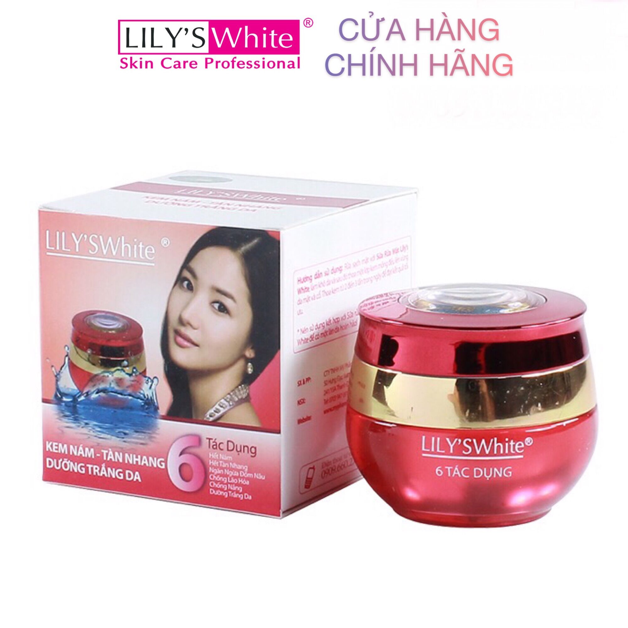 Kem nám 6 tác dụng lily’s white