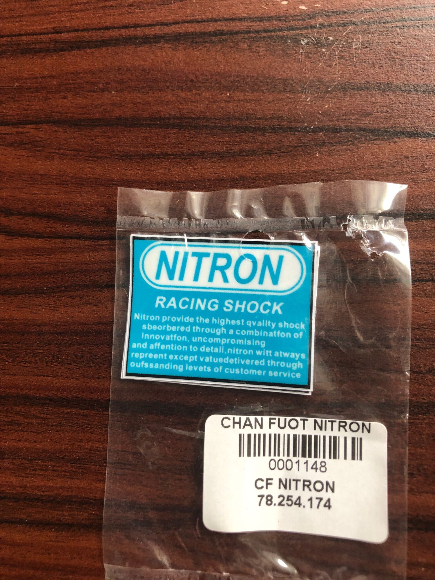 CHÂN PHUỘC NITROn DECAL IN