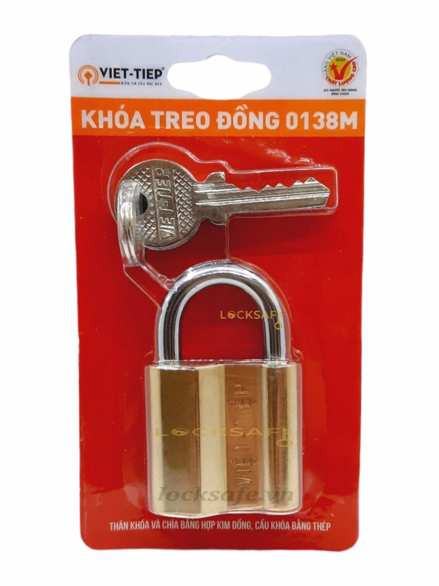 Ổ Khoá Bấm Việt - Tiệp 0138M.