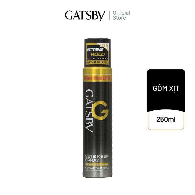 Gôm xịt tạo kiểu tóc gatsby 250ml